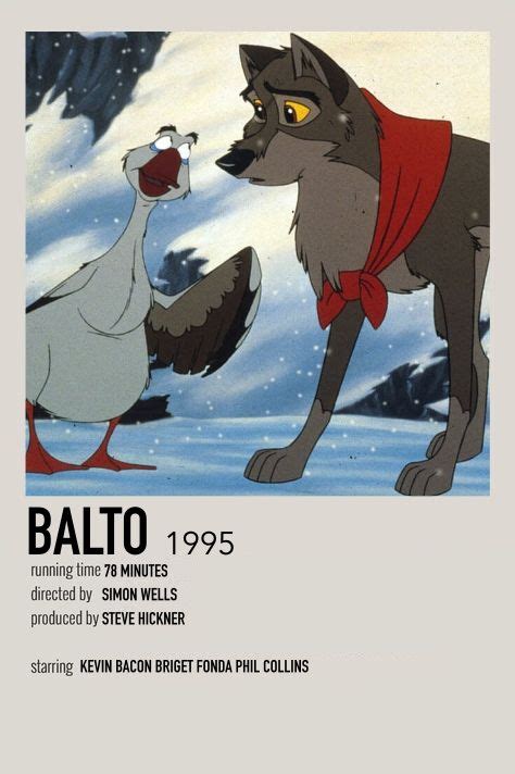 Balto movie poster | Poster di film, Manifesti di film, Film