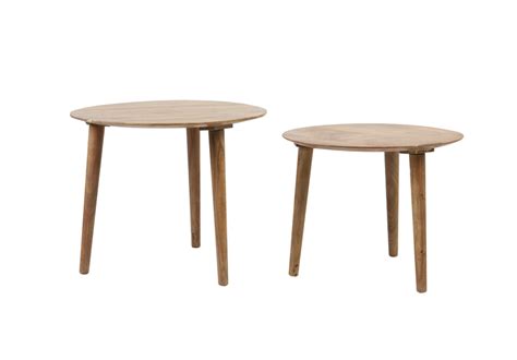 Meubeltop Light Living Bijzettafel Chakir Set Van Stuks Hout