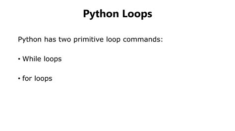 Python Loops Pptxpython Loopspython Loopspython Loopspython Loopspython Loopspython Loopspython