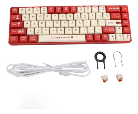 Teclado Mec Nico Gamer Hot Swappable Con Cable Y Teclas Meses Sin Inter S