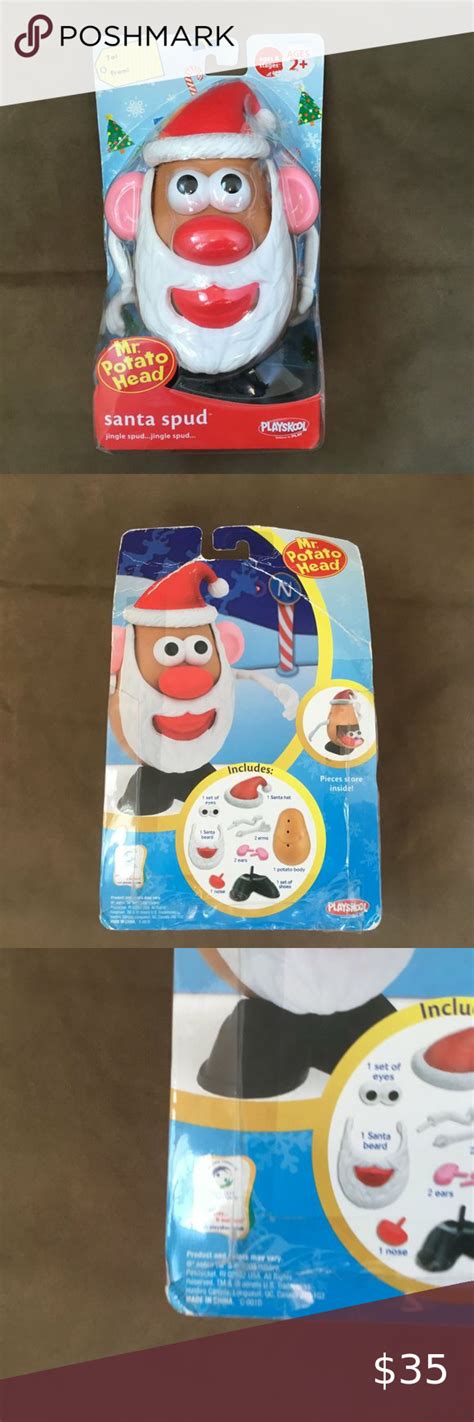 Mr Potato Head Santa Spud 2008 Playskool Sealed Package Potato Heads