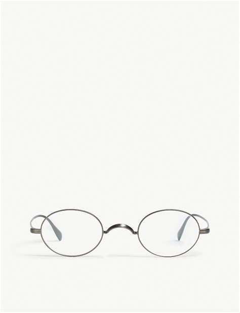 Oliver Peoples Ov Calidor Oval Frame Glasses For Men Lyst