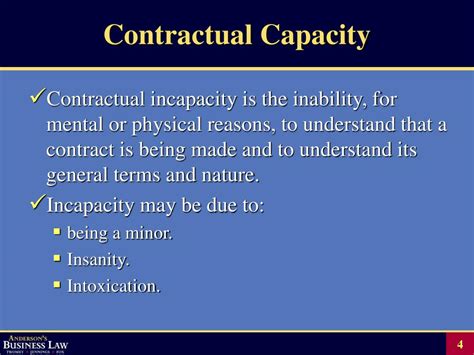 PPT Chapter 14 CONTRACTS CAPACITY AND GENUINE ASSENT PowerPoint