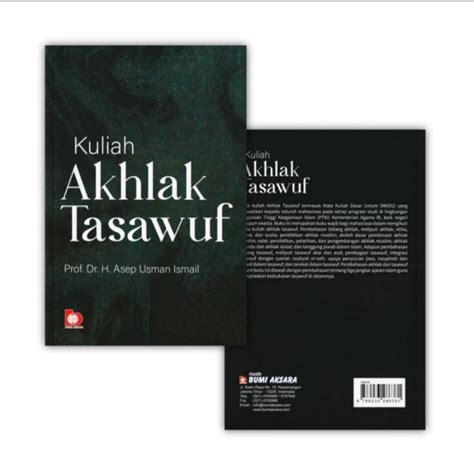 Jual Buku Kuliah Akhlak Tasawuf By Prof Dr Asep Usman Ismail M Ag