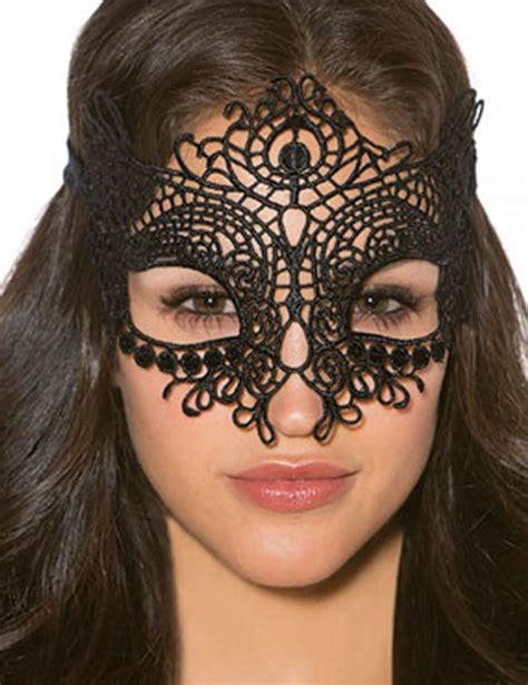 AttractiveBlack Lace Eye Mask Sexy Ohyeah