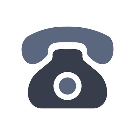 Telefon Flach Isoliert Vektor Icon Illustration Premium Vektor