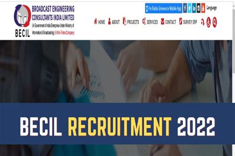 Becil Recruitment Notification Out For Posts On Becil