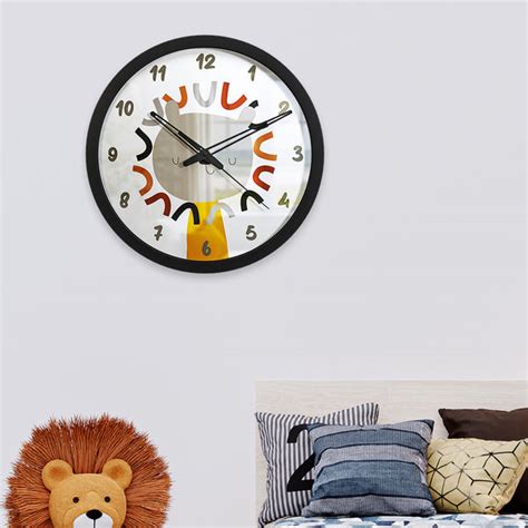 Animal Cartoon Kids Wall Clock – WallMantra