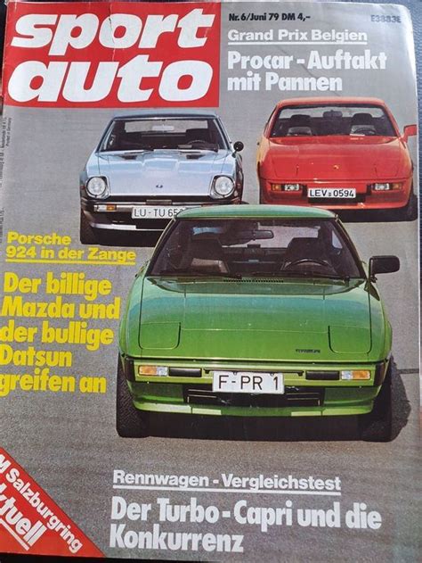 PORSCHE 924 MAZDA RX7 DATSUN 280ZX Kaufen Auf Ricardo