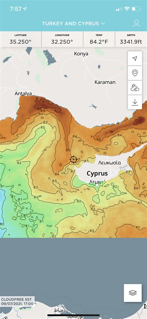 Turkey and Cyprus – Fishing Charts