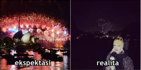 Meme Ekspektasi Vs Realita Tahun Baru