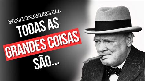 Frases emocionantes de Winston Churchill que vão fazer YouTube