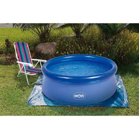 Piscina Infl Vel Infantil Redonda Em Pvc Mor Litros Splash Fun