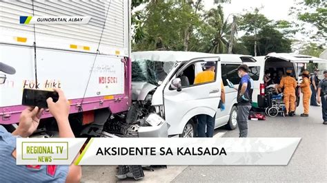 Regional TV News Aksidente Sa Kalsada YouTube