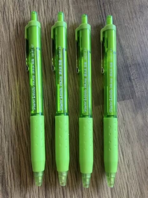 Papermate Inkjoy Rt Retractable Ballpoint Mm Medium Lime Green