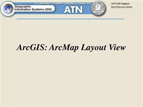 PPT - ArcGIS: ArcMap Layout View PowerPoint Presentation, free download - ID:5341547