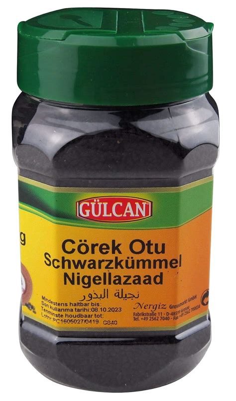 Gülcan Schwarzkümmel Cörek otu Nigellazaad 200g Amazon de