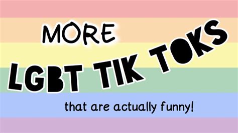 More Lgbt Tik Toks That Are Actually Funny Better Video Quality This