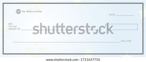 Blank Lottery Ticket Template Empy Lotto Stock Illustration 1711637710 ...