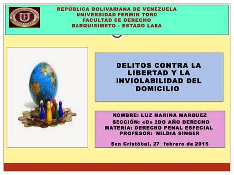 Delitos Contra La Libertad Y Contra La Inviolabilidad Del Domicilio Pdf