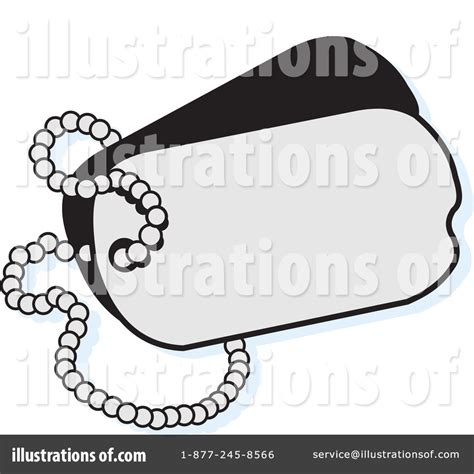 Dog Tags Clipart #1069442 - Illustration by Johnny Sajem