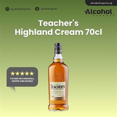 Teachers Highland Cream 70cl Food And Drinks Alcoholic Beverages On