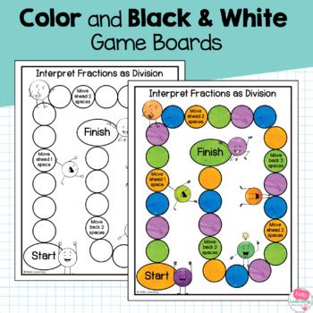 Fractions As Division Game By Hello Learning Teachers Pay Teachers