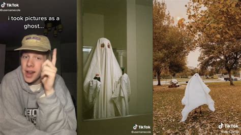 What Is The Ghost Photoshoot TikTok Trend People Dressing Up As Ghosts