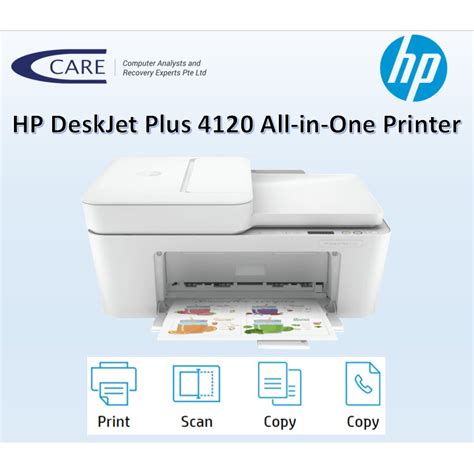 Hp Deskjet Plus 4120 All In One Printer Shopee Singapore