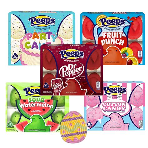 Easter Peeps Chicks Marshmallow Variety Pack Dr Pepper