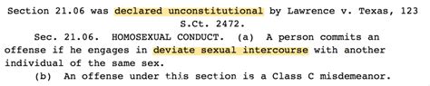 An Introduction to Constitutional Law » Lawrence v. Texas