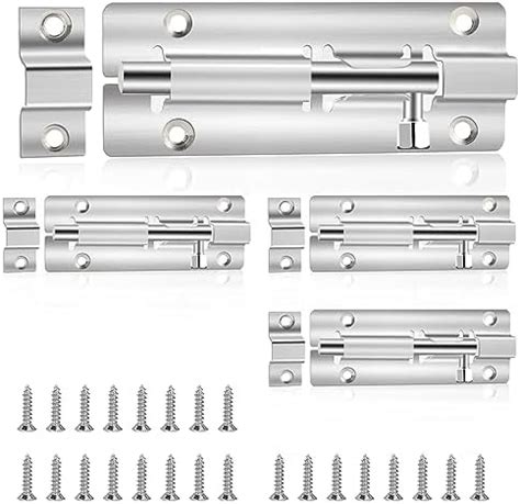 Ysdmy Pz Bullone Serratura Porta Mm Chiavistello Scorrevole Inox