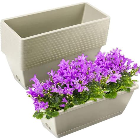 Cubilan 17 In Rectangle Window Box Planter Window Plant Box Herb