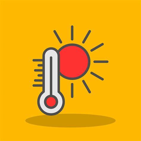 Hot Weather Vector Icon Design Vector Art At Vecteezy