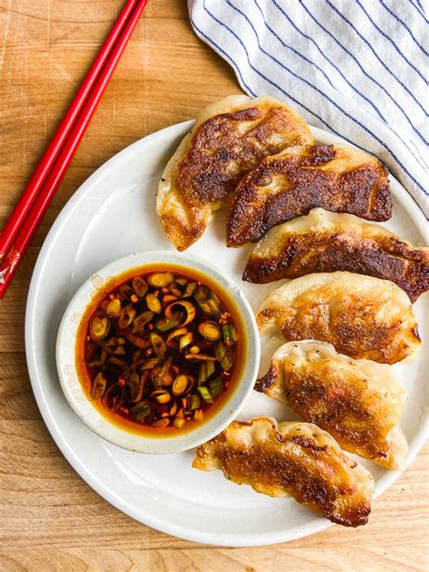 Pork Potstickers Recipe Pork Gyoza Life S Ambrosia