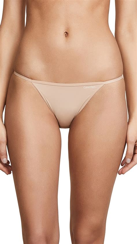 Calvin Klein Underwear Sleek String Bikini Panties Shopbop