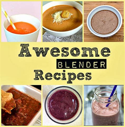 Delicious Blender Recipes - Crafting in the Rain