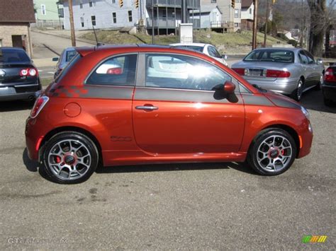 Rame Copper Orange 2012 Fiat 500 Sport Exterior Photo 60811998