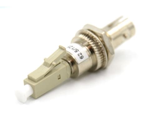 LC Male ST Female 62 5 125 Hybrid Adapter Fibertronics Inc