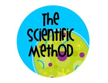 Bright And Cheerful Scientific Method Posters By Miss Sammi Tpt