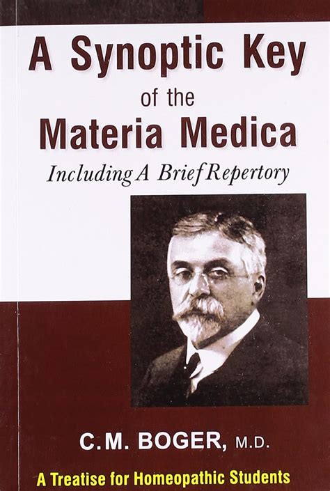 Buy A Synoptic Key Of The Materia Medica A Treatise For Homeopathic