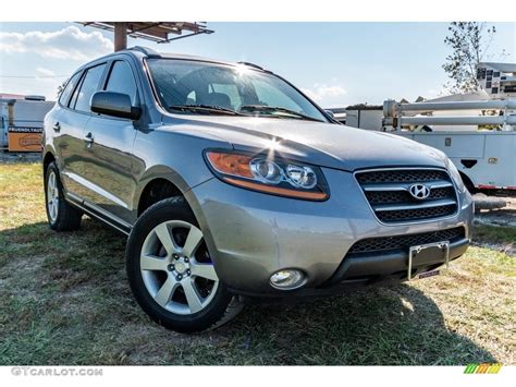 2008 Silver Blue Hyundai Santa Fe Se 4wd 139834418 Photo 28