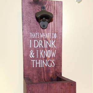 Opener Wall Mount Game of Thrones BOTTLE Opener GOT Bottle - Etsy