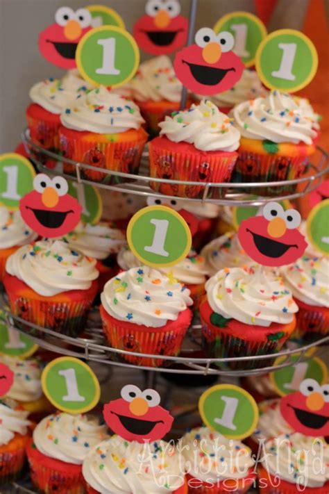 Elmo And Friends Sesame Street 1st Birthday Party Elmo Birthday