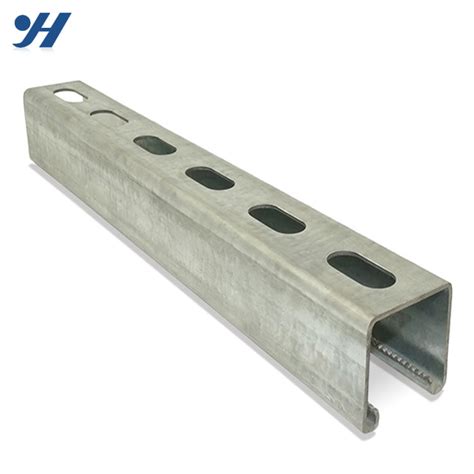 Made In China Different Sizes Galvanized Slotted C Channels Gi Steel C