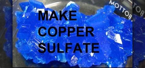 How To Make Copper Sulfate From Copper And Sulfuric Acid « Science