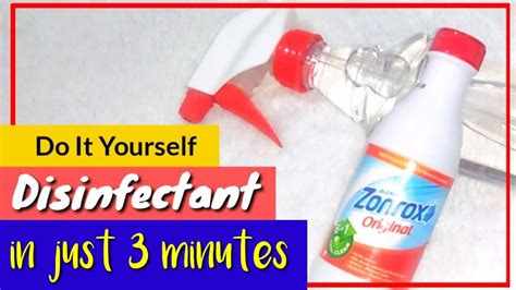 Diy Disinfectant Homemade Disinfectant Spray Youtube