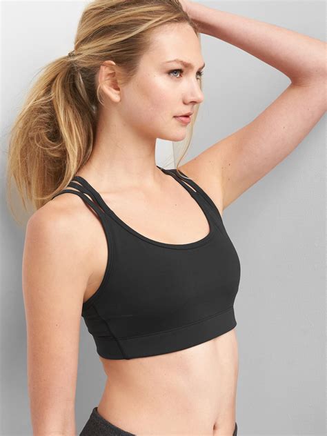 Gapfit Medium Impact Strappy Sports Bra Gap