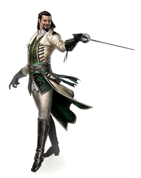 Male Human Evil Swashbuckler Pathfinder PFRPG DND D D D20 Fantasy