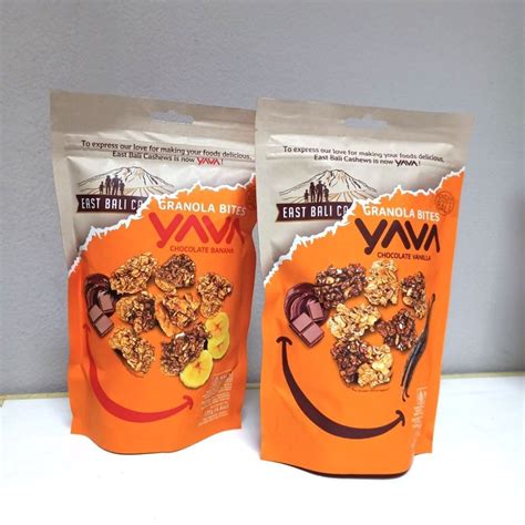 Jual Yava Granola Bites Snack Camilan Sehat Coconut Banana Choco